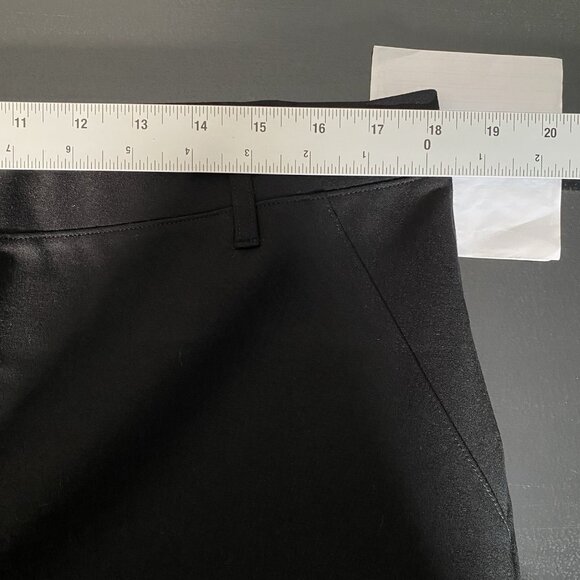 Quince Ultra Stretch Ponte Bootcut Pants Women's XL Petite Office Career Black - Picture 11 of 13